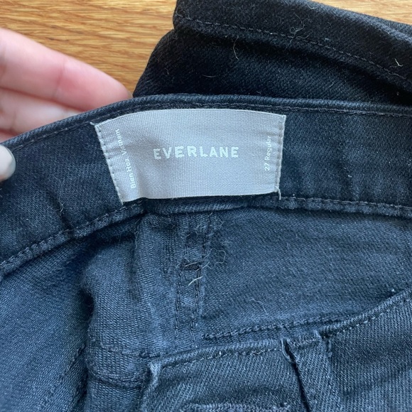 Everlane black high rise jeans 27 - Picture 3 of 6